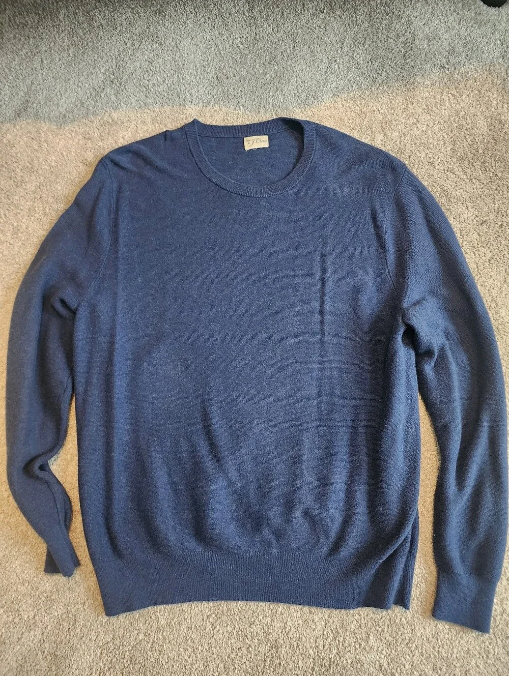 J. Crew Men’s Dark Blue Crewneck Sweater